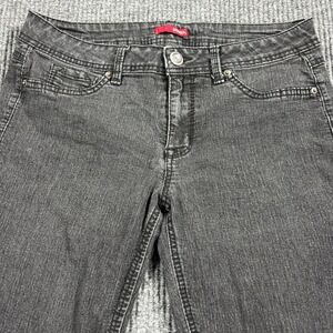 Bongo Skinny Jeans Women Size‎ 11 Black Stretch Denim Mid Rise